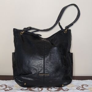 Large Montana West Black Vegan Shoulder Bag